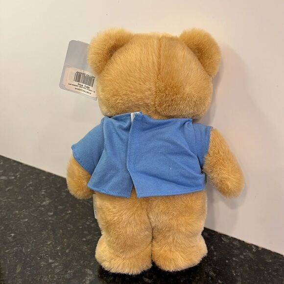 Canterbury Teddy Bear Plush Stuffed Animal 10" Tall with blue shirt. NWT - Picture 5 of 11